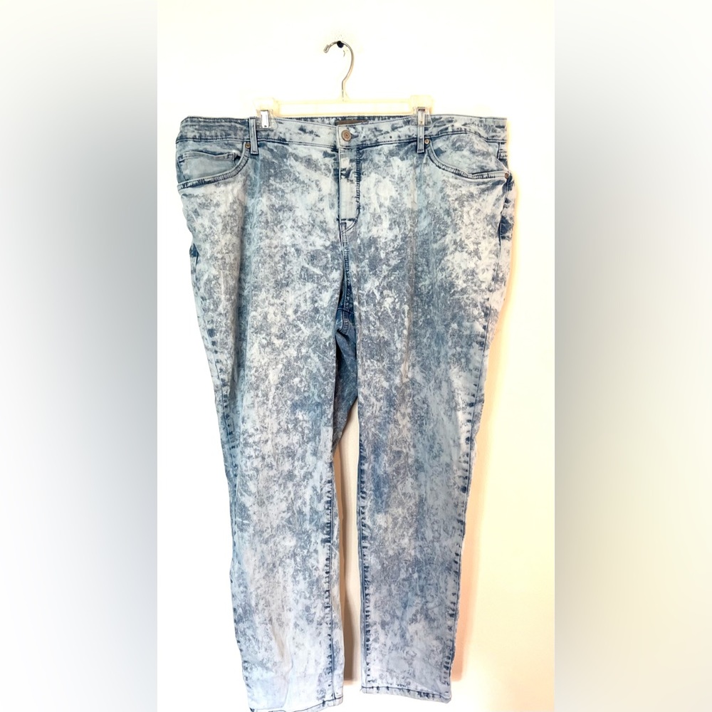 Falls creek high waist acid wash plus size 24 Jeans